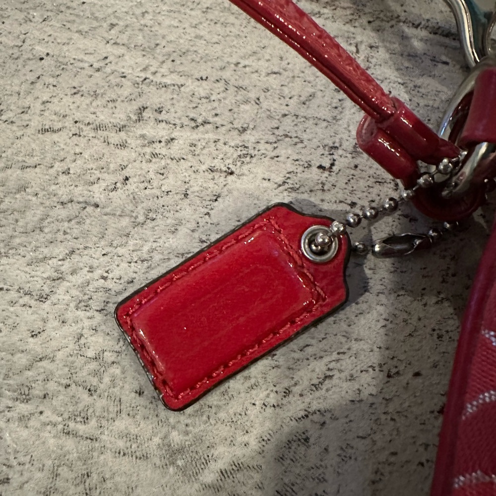 Coach Poppy Signature Lurex Glam Tote F22121 Rehab Project - Picture 8 of 11